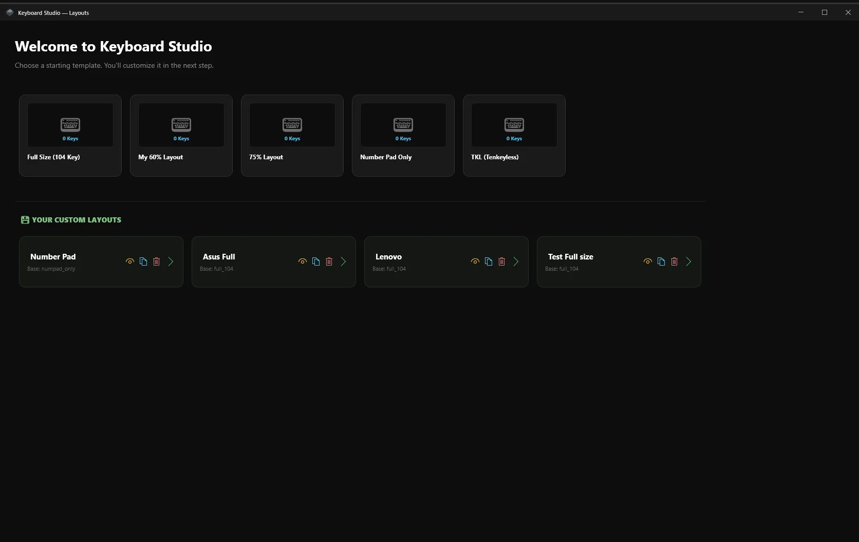 Keyboard Studio Presets & Dashboard Overview