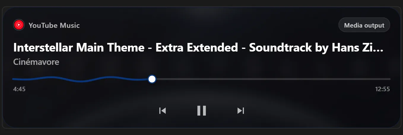 Media Player Controller Widget