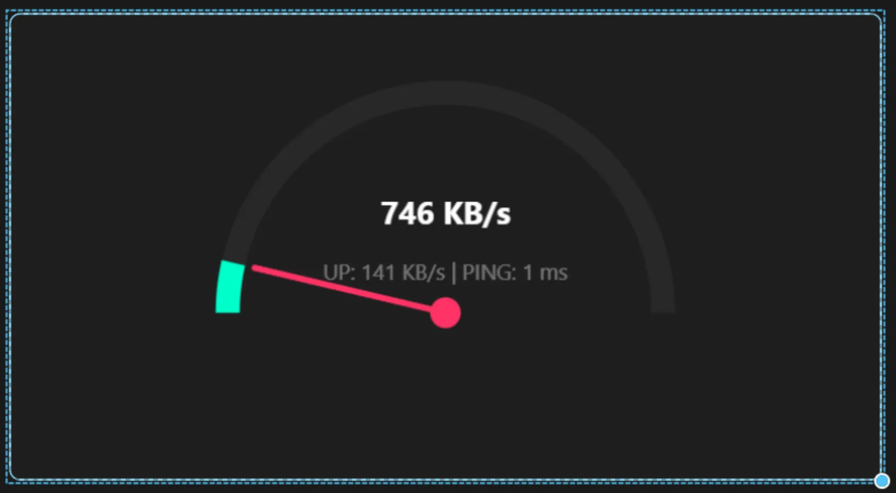 Network Speedometer Widget